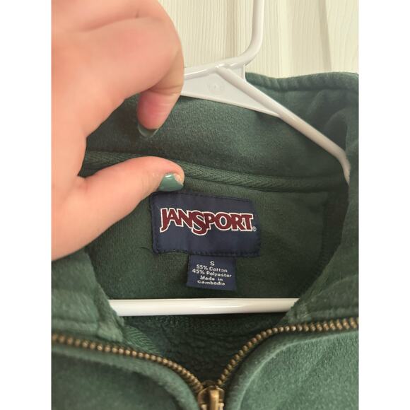 Jansport Womens Michigan State University Alumni Quarter Zip Size Small MSU - Picture 2 of 3